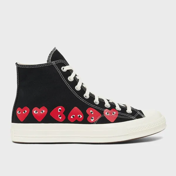 Comme des Garcons Play Multi Heart Chuck Taylor All Star '70 High, foto 2 van 4
