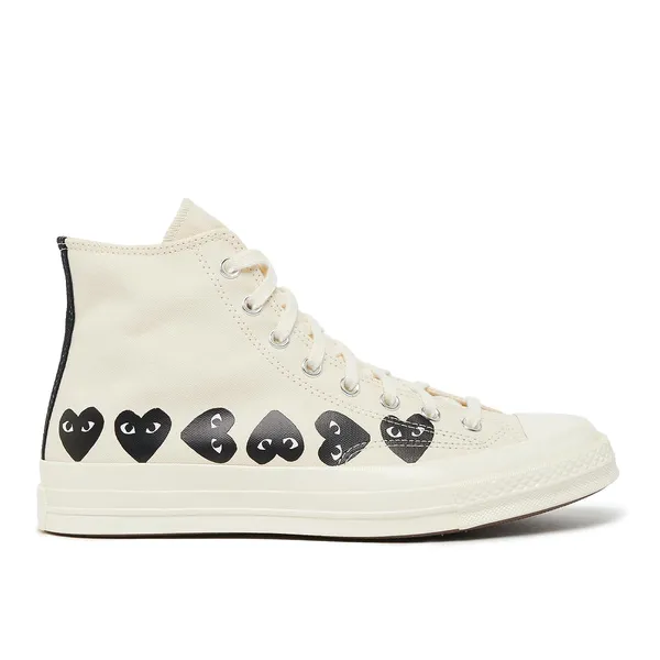 Comme des Garcons Play Multi Heart Chuck Taylor All Star '70 High, foto 2 van 4