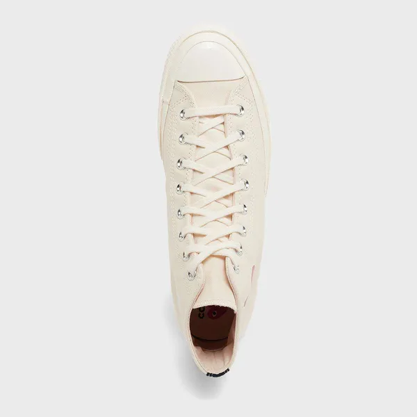 Comme des Garcons Play Small Red Heart Chuck Taylor All Star '70 Hi, foto 4 van 4
