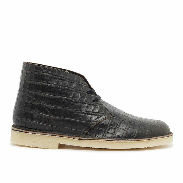 Clarks Originals Desert Boot Crocodile Leather Bruin, foto 2 van 4
