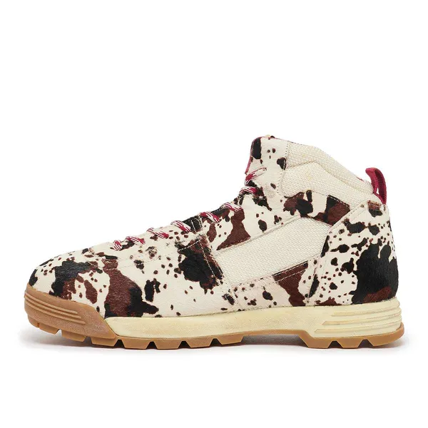 Autry Malga Mid Leather Cow Print Beige, foto 3 van 4