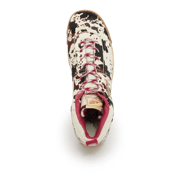 Autry Malga Mid Leather Cow Print Beige, foto 4 van 4