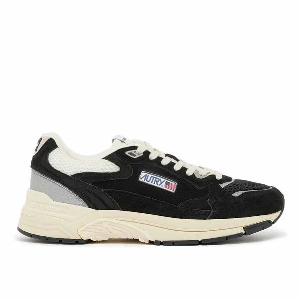 Autry Hyperway Low Suede Mesh Zwart, foto 2 van 4