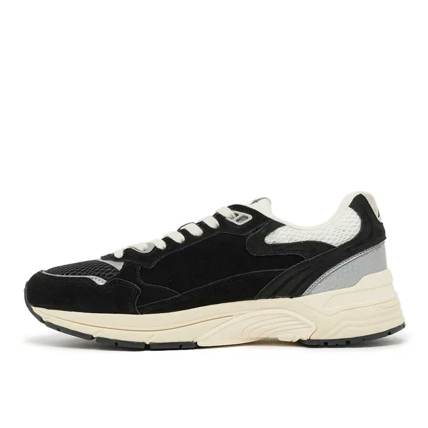 Autry Hyperway Low Suede Mesh Zwart, foto 3 van 4