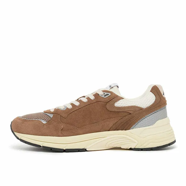 Autry Hyperway Low Suede Mesh Bruin, foto 3 van 4