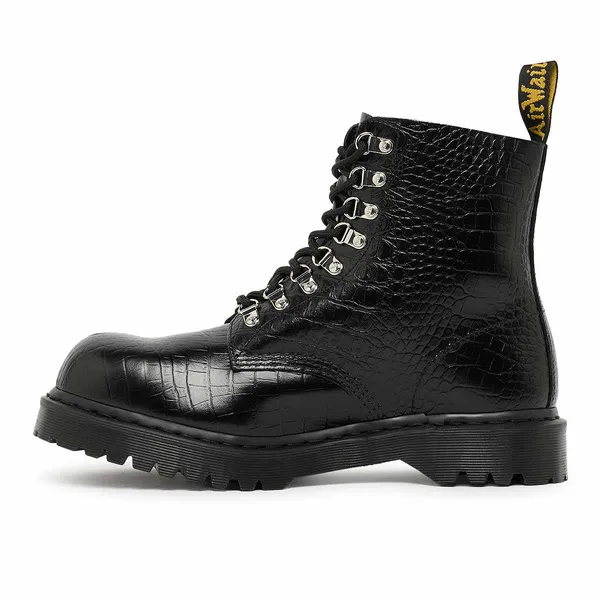 Dr. Martens Dr. Martens Dr. Martens Dr. Martens 1460 Pascal Steel Toe Boot Zwart, foto 3 van 4