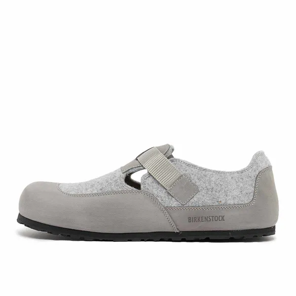 Birkenstock London Nova TEX Felt Grijs, foto 3 van 4