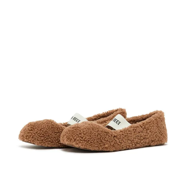 Moon Boot Shearling Ballerina Bruin, vergelijk prijzen bij 1 winkel