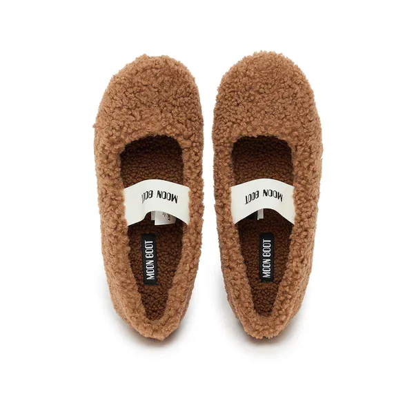 Moon Boot Shearling Ballerina Bruin, foto 4 van 4