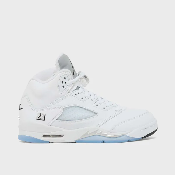 Jordan Air 5 Retro OG "White Metallic" (GS), foto 2 van 4
