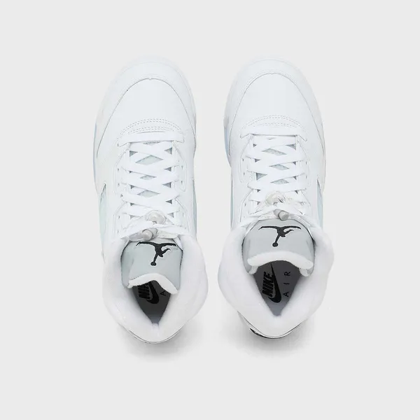 Jordan Air 5 Retro OG "White Metallic" (GS), foto 4 van 4