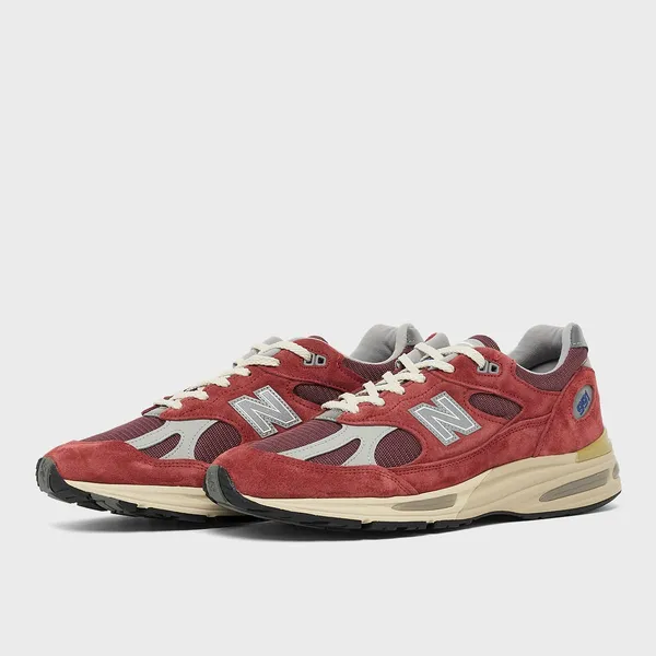 New Balance 991v2 Made in UK "Vintage Sports" U991RS2 Rood, vergelijk prijzen bij 1 winkel