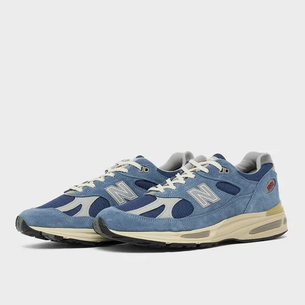 New Balance 991v2 Made in UK "Vintage Sports" (U991WS2) Blauw, vergelijk prijzen bij 1 winkel