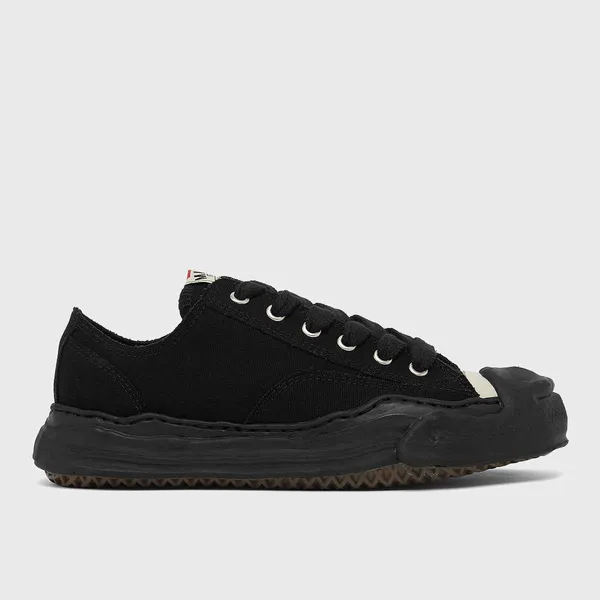 Maison Mihara Yasuhiro Hank OG Sole Canvas Low Zwart, foto 2 van 4