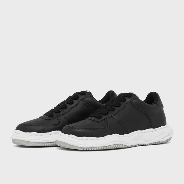 Maison Mihara Yasuhiro Wayne OG Sole Leather Low Zwart, vergelijk prijzen bij 1 winkel