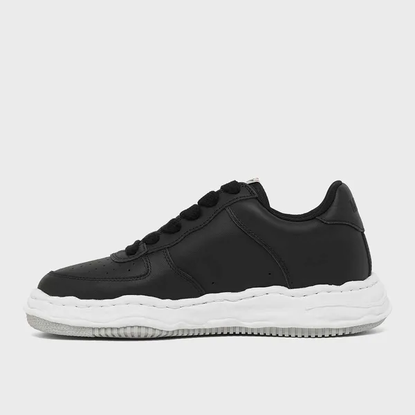 Maison Mihara Yasuhiro Wayne OG Sole Leather Low Zwart, foto 3 van 4