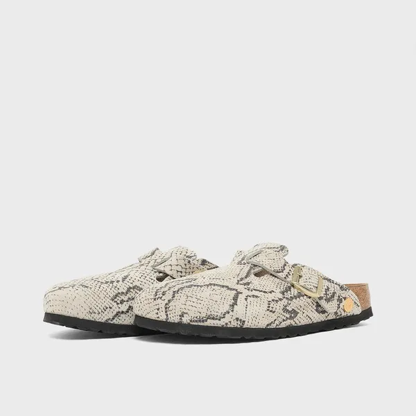 Birkenstock Boston Print Leve (Narrow) "Snakeskin" Grijs, vergelijk prijzen bij 1 winkel