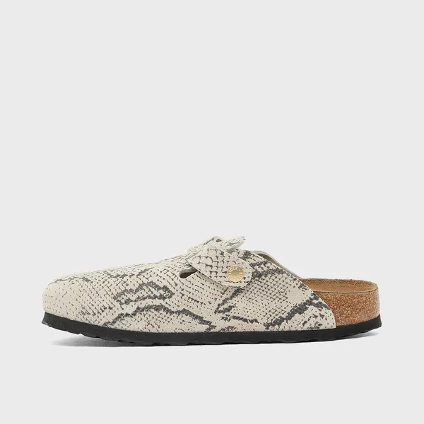 Birkenstock Boston Print Leve (Narrow) "Snakeskin" Grijs, foto 3 van 4
