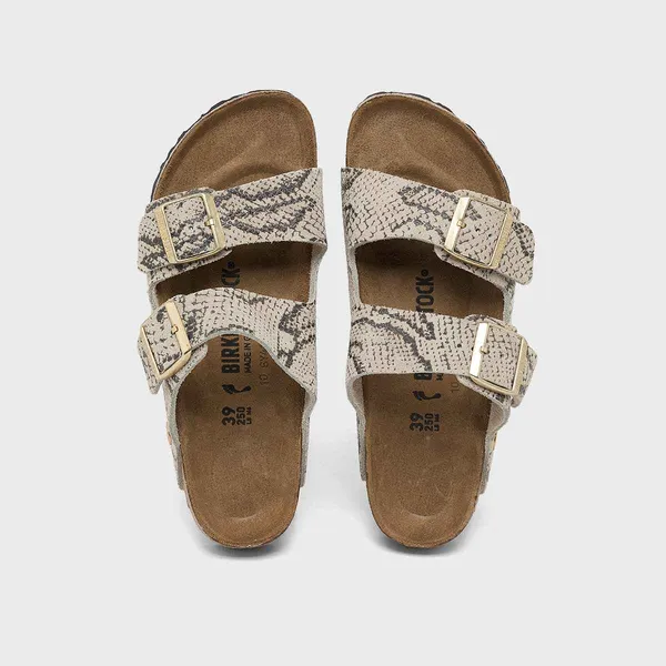 Birkenstock Arizona Print Leve (Narrow) "Snakeskin" Beige, foto 4 van 4