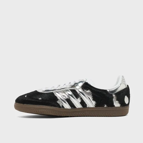 adidas Samba Black Ponyhair Silver Metallic, foto 4 van 5