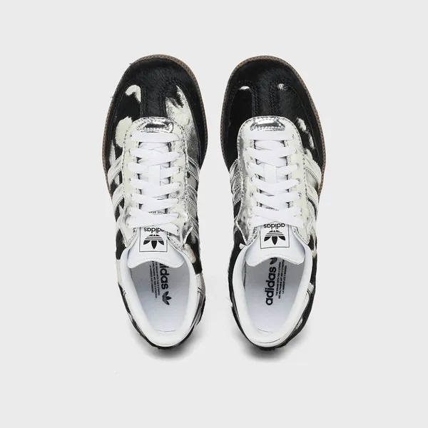 adidas Samba Black Ponyhair Silver Metallic, foto 5 van 5