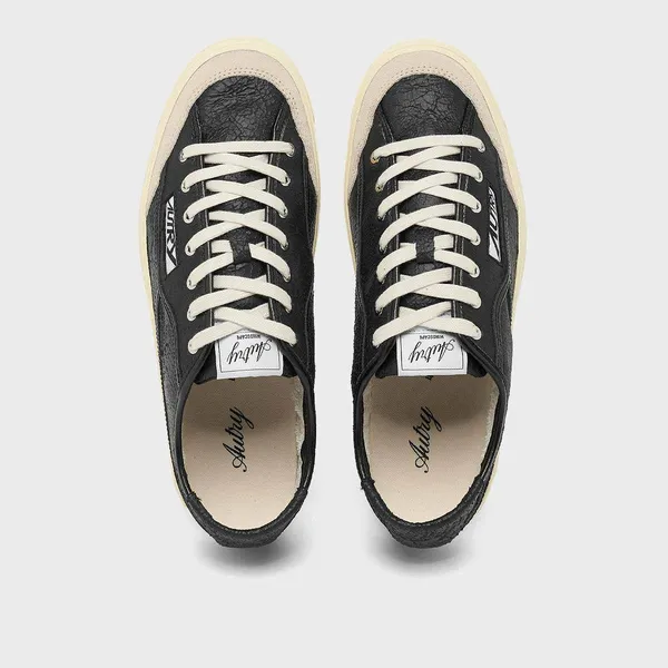 Autry Windscape Low Cracked Leather Zwart, foto 4 van 4