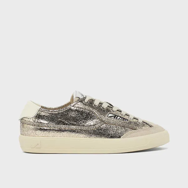 Autry Windscape Low Cracked Laminated Leather Goud, foto 2 van 4