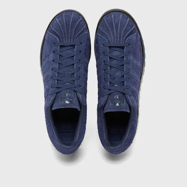 adidas x Clot Superstar Suede by Edison Chen Blauw, foto 5 van 5