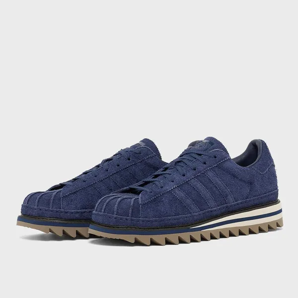 adidas x Clot Superstar Suede by Edison Chen Blauw, foto 2 van 5