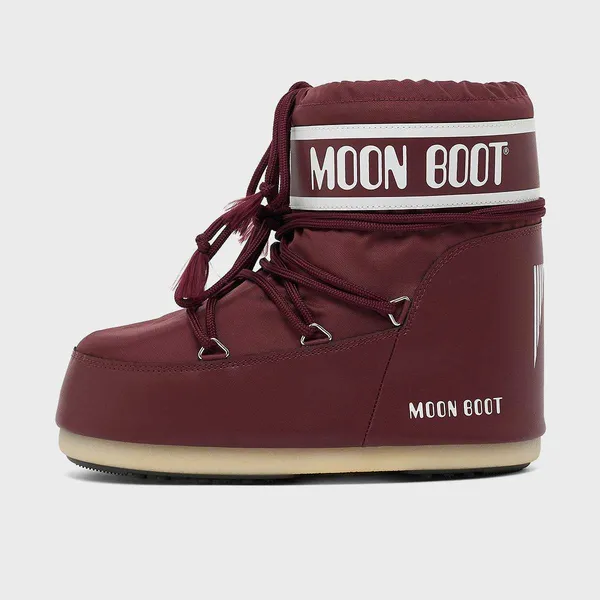 Moon Boot Icon Low Nylon Rood, foto 3 van 4