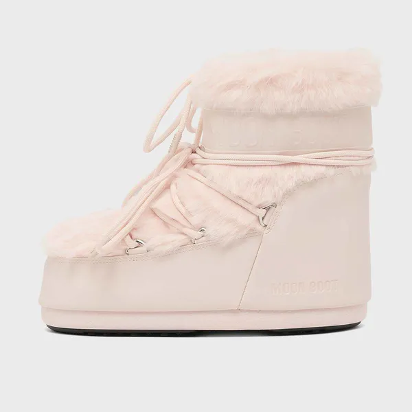 Moon Boot Icon Low Faux Fur Roze, foto 3 van 4