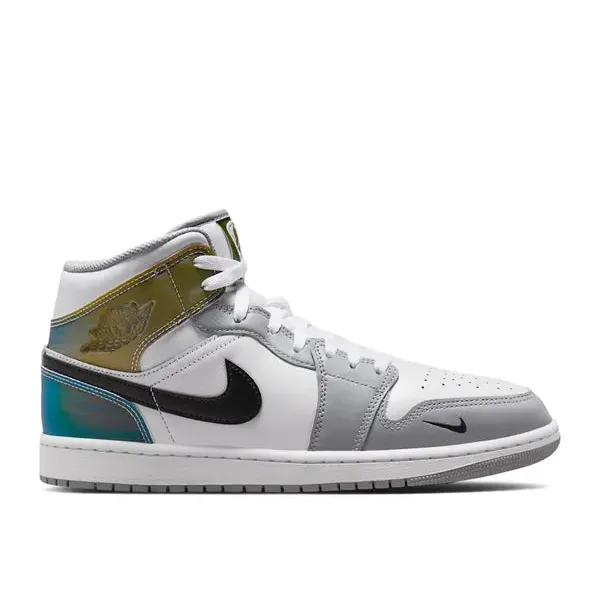 Jordan 1 Mid SE Multi-Color White Wolf Grey, foto 2 van 2