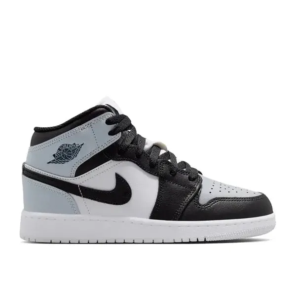 Jordan 1 Mid Black Aura Squadron Blue (GS), vergelijk prijzen bij 1 winkel