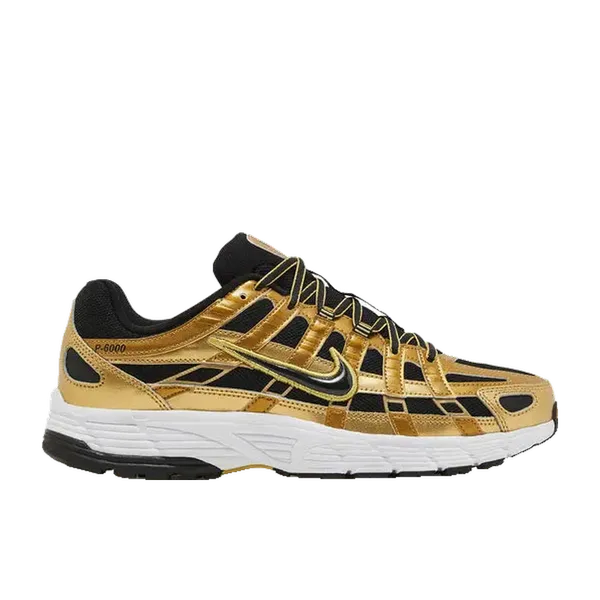 Nike P-6000 Metallic Gold Infinite Gold White Black, vergelijk prijzen bij 1 winkel
