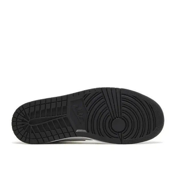 Jordan 1 Mid SE Patent Black White Metallic Silver Metallic Gold, foto 4 van 4