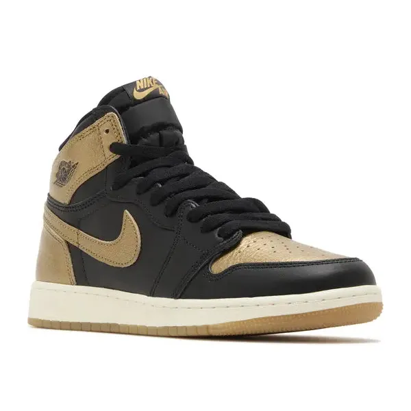 Jordan 1 Retro High OG Black Metallic Gold (GS), foto 2 van 4