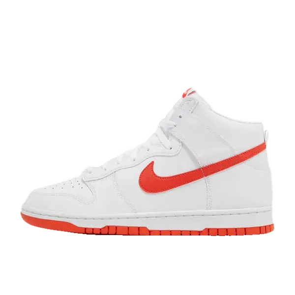 Nike Dunk High White Picante Red, vergelijk prijzen bij 1 winkel