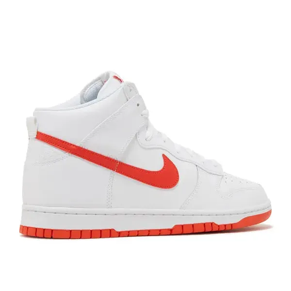 Nike Dunk High White Picante Red, foto 4 van 5