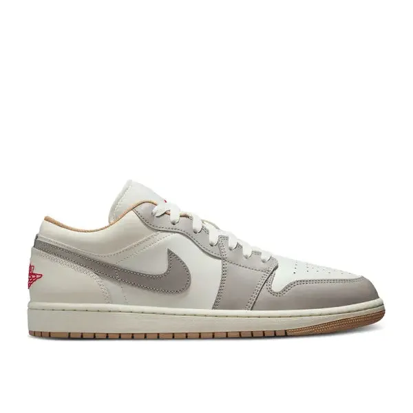 Jordan 1 Low Sail College Grey Rattan, foto 2 van 2