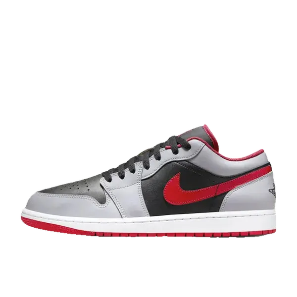 Jordan 1 Low Black Light Smoke Grey Gym Red, vergelijk prijzen bij 1 winkel