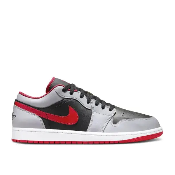 Jordan 1 Low Black Light Smoke Grey Gym Red, foto 2 van 5