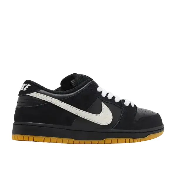 Nike SB Dunk Low Pro SB Black White Gum, foto 4 van 5
