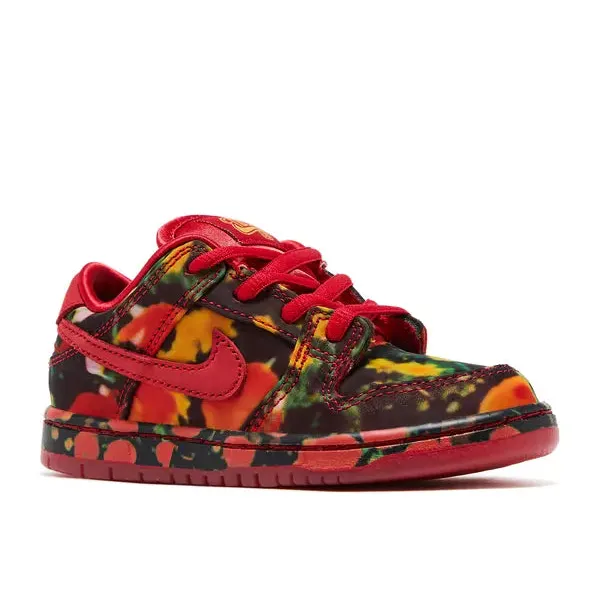 Nike SB Dunk Low The Wizard of Oz Poppy Field (TD), foto 2 van 4