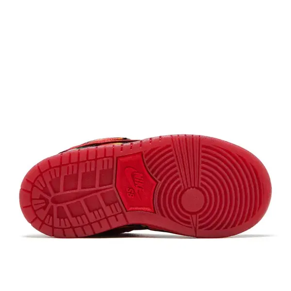 Nike SB Dunk Low The Wizard of Oz Poppy Field (TD), foto 4 van 4