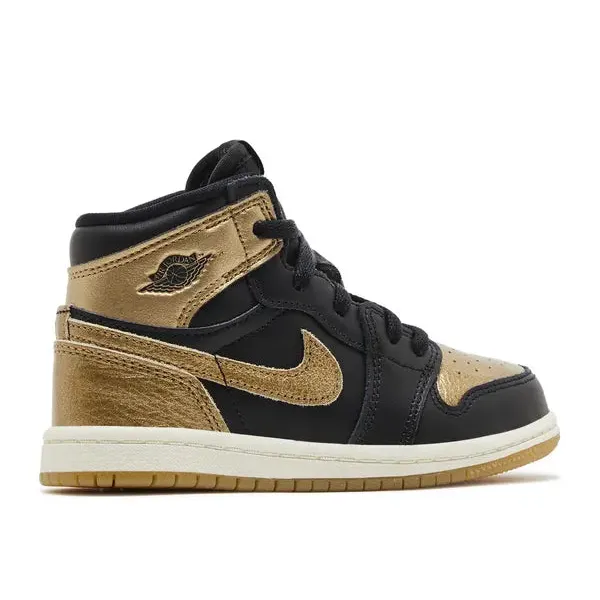 Jordan 1 Retro High OG Black Metallic Gold (TD), foto 3 van 4