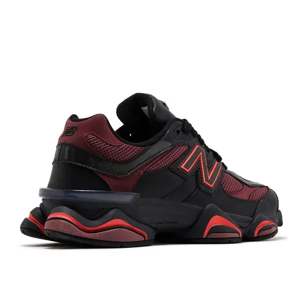 New Balance 9060 Black Washed Burgundy, foto 4 van 5