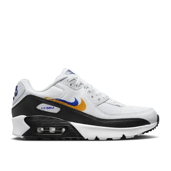 Nike Air Max 90 Double Swoosh White Black Gold Royal (GS), vergelijk prijzen bij 1 winkel