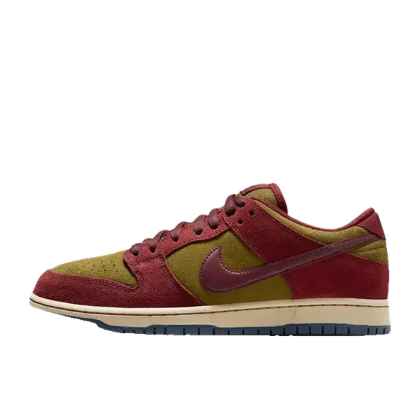 Nike SB Dunk Low Dark Team Red Olive Flak, vergelijk prijzen bij 1 winkel