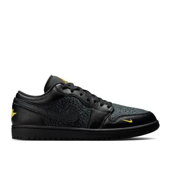 Jordan 1 Low Black Elephant Print, foto 2 van 2