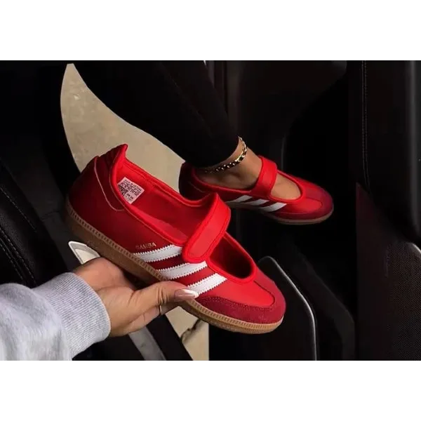 adidas Samba Jane Scarlet White Gum, foto 6 van 6